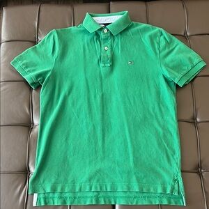 Tommy Hilfiger Green Polo Shirt Classic Fit